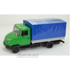 ЗИЛ-5301 грузовик "Бычок", зеленый/синий
